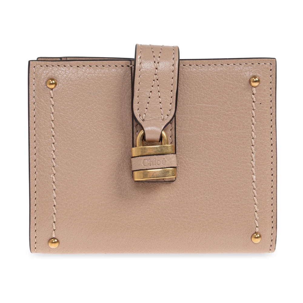 Chloé Women's Pink Wallets & Cardholders, One Size, Paddington Leather Wallet