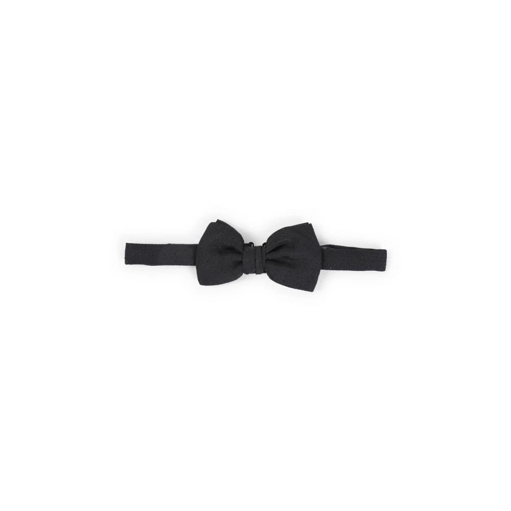 Lanvin Schitterende Vlinderdas Black Heren