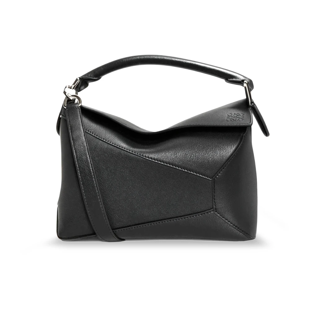 Loewe Black Small Puzzle Edge Bag - Female - Handbags - One Size - Bags