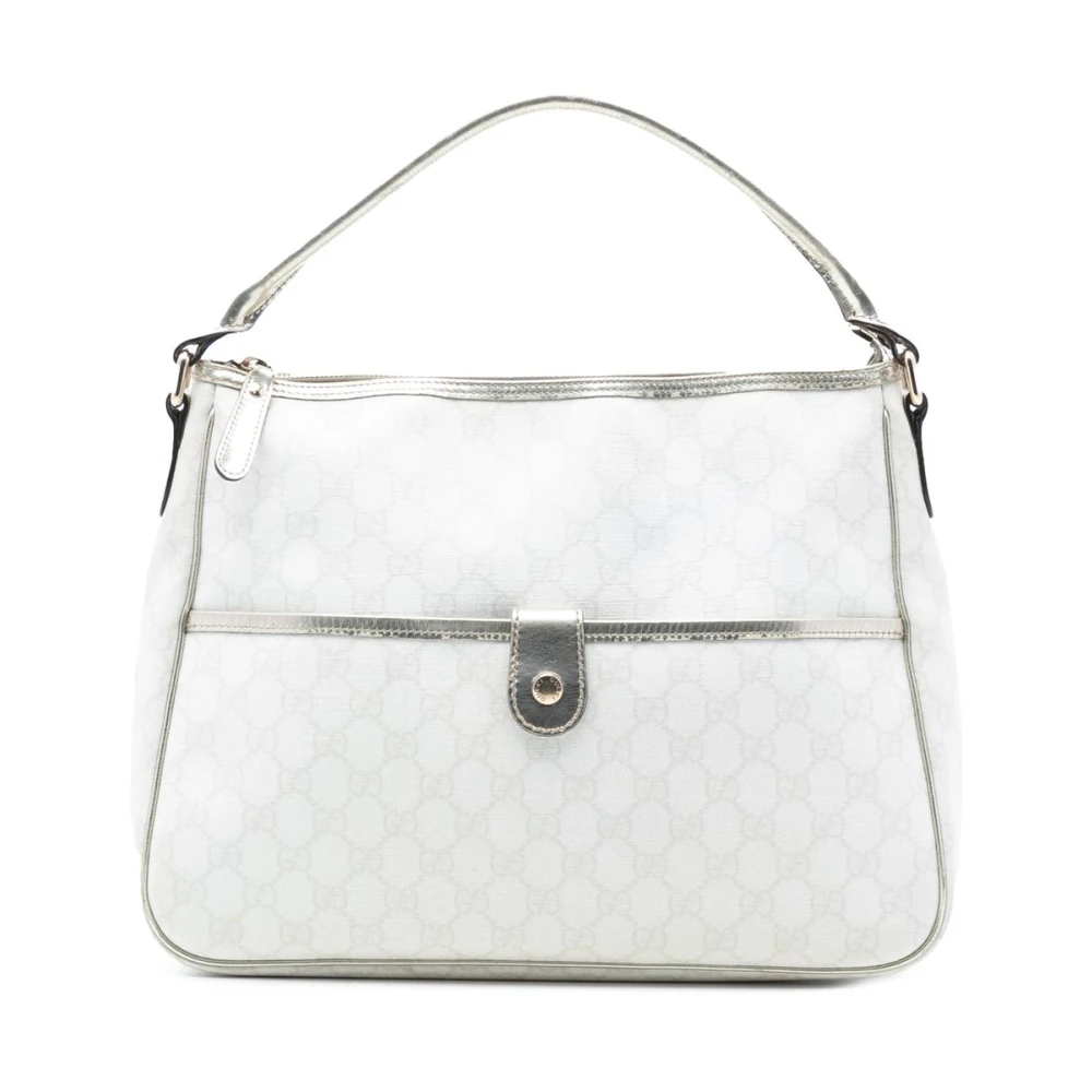 Gucci Vintage Women's White Pre-Owned Hobo Bag