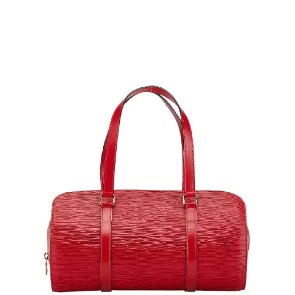 Louis Vuitton Vintage Pre-owned Leather handbags Red Dames