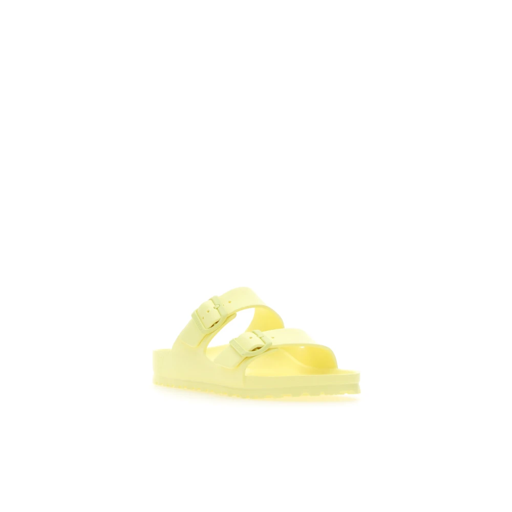 yellow birkenstocks arizona eva