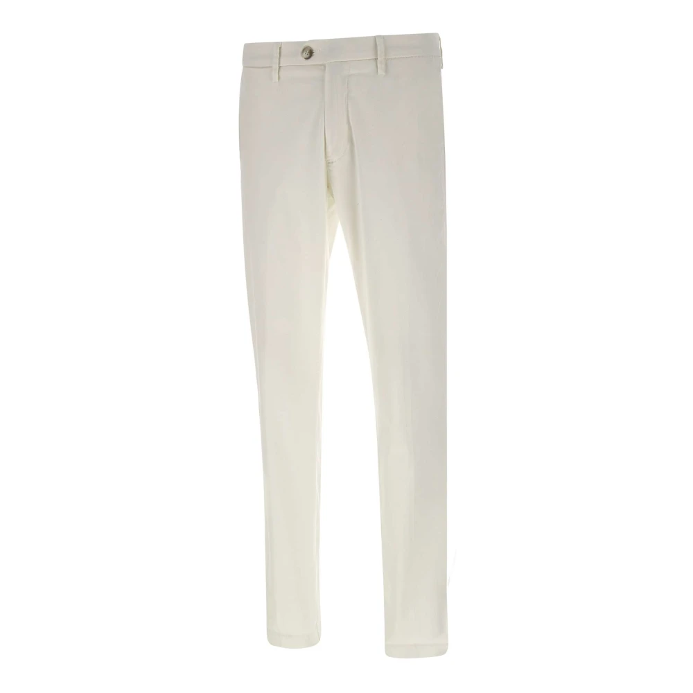 Re-Hash Men's White Chinos, W32, Michelangelo Chinos