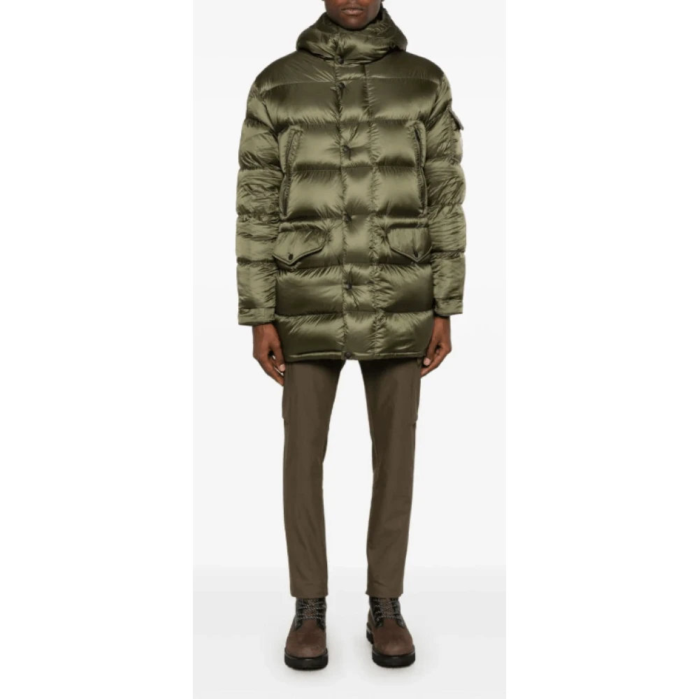 Moncler Omkeerbare Olijfgroene Donsjas Green Heren