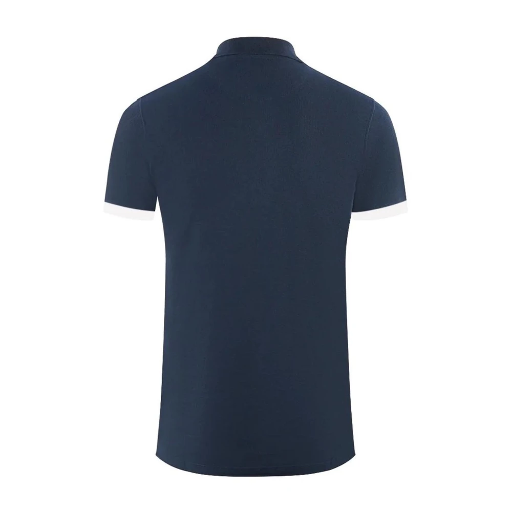 Aquascutum Polo Shirts Blue Heren