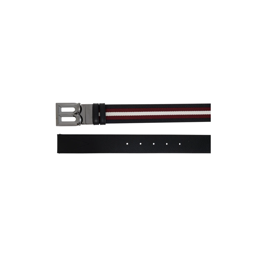 Bally Dubbelzijdige riem Black Heren