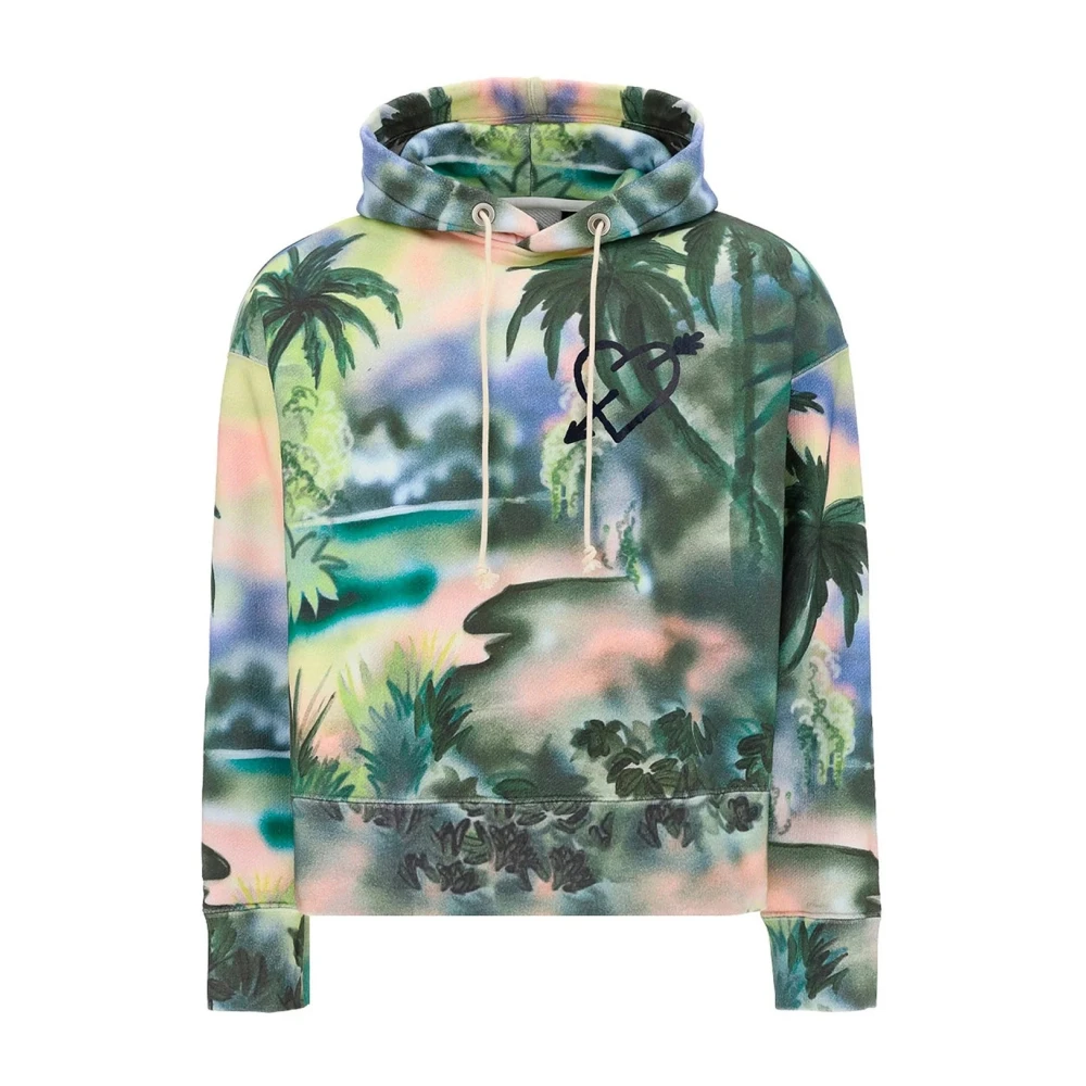 Palm Angels Men's Cotton Hooded Sweatshirt