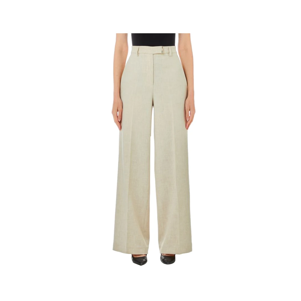 Liu Jo Grijze Elegante Broek met Modedetails Gray Dames