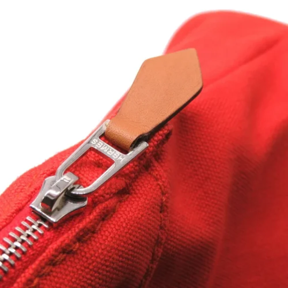 Hermès Vintage Pre-owned Fabric pouches Red Dames