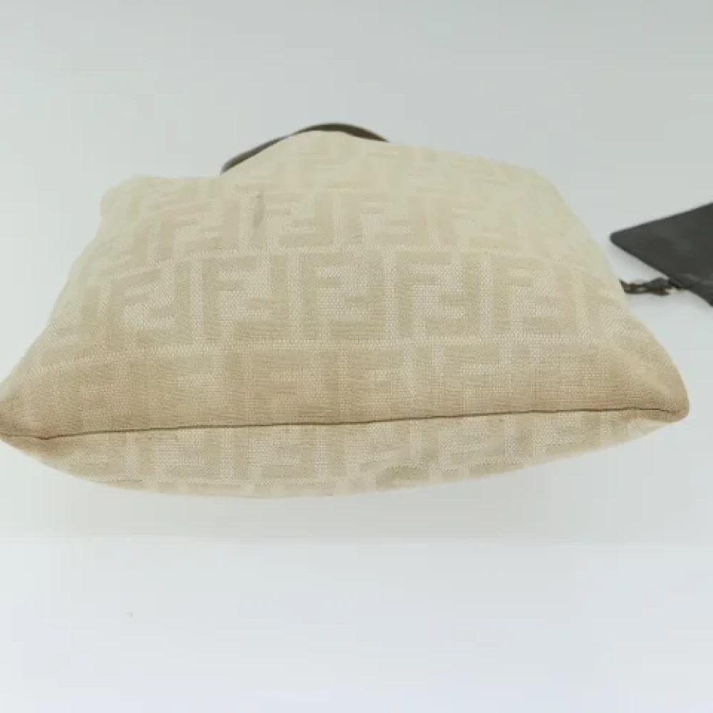 Fendi Vintage Pre-owned Canvas fendi-bags Beige Dames