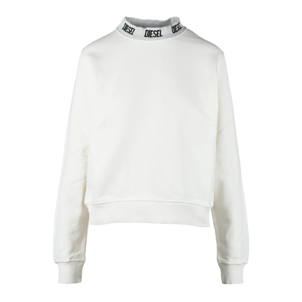 Diesel Katoenen Gebreide Trui White Dames