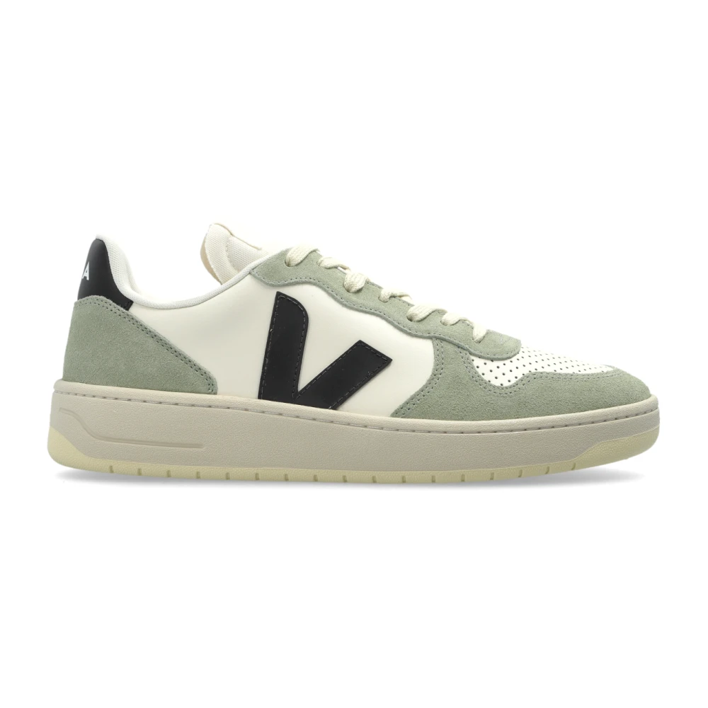 Veja V-10 Prime Leather Sneakers Heren Schoenen Groen