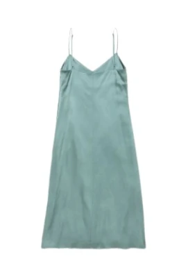Satin Lace Midi Dress