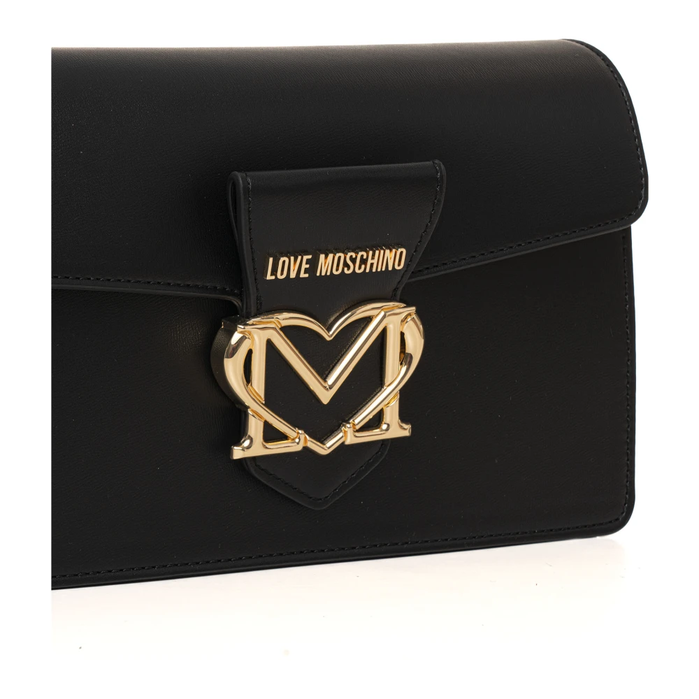Love Moschino Stijlvolle Kleine Tas met Bovenhandvat Black Dames