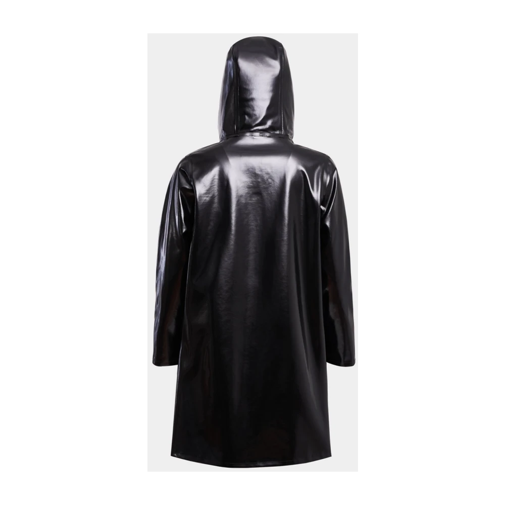 Stutterheim A-lijn Waterdichte Regenjas voor Vrouwen Black Dames