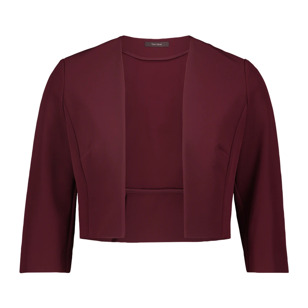 Vera Mont Elegante Bolerojas met Plooien Red Dames
