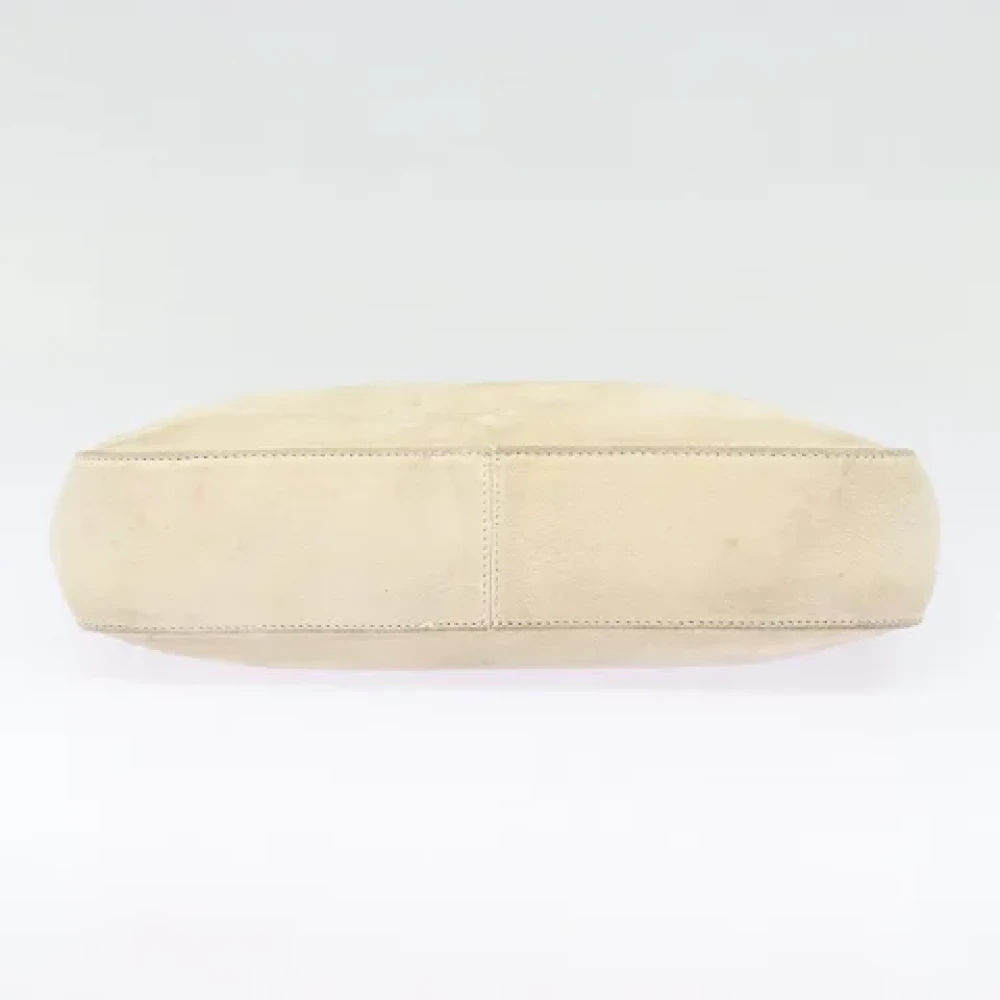 Prada Vintage Pre-owned Suede prada-bags Beige Dames