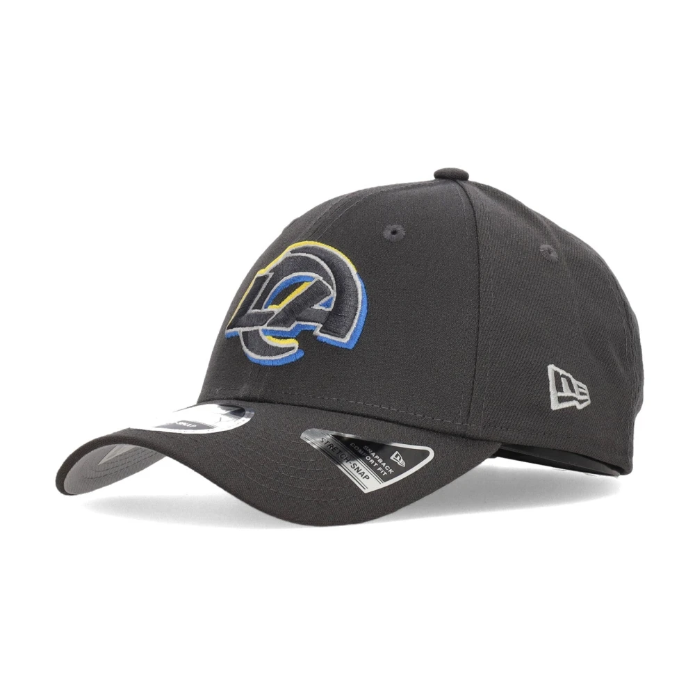 New Era Men's Gray Hats & Caps, One Size, Curvy Visor Hat Nfl Draft Los Angeles Rams