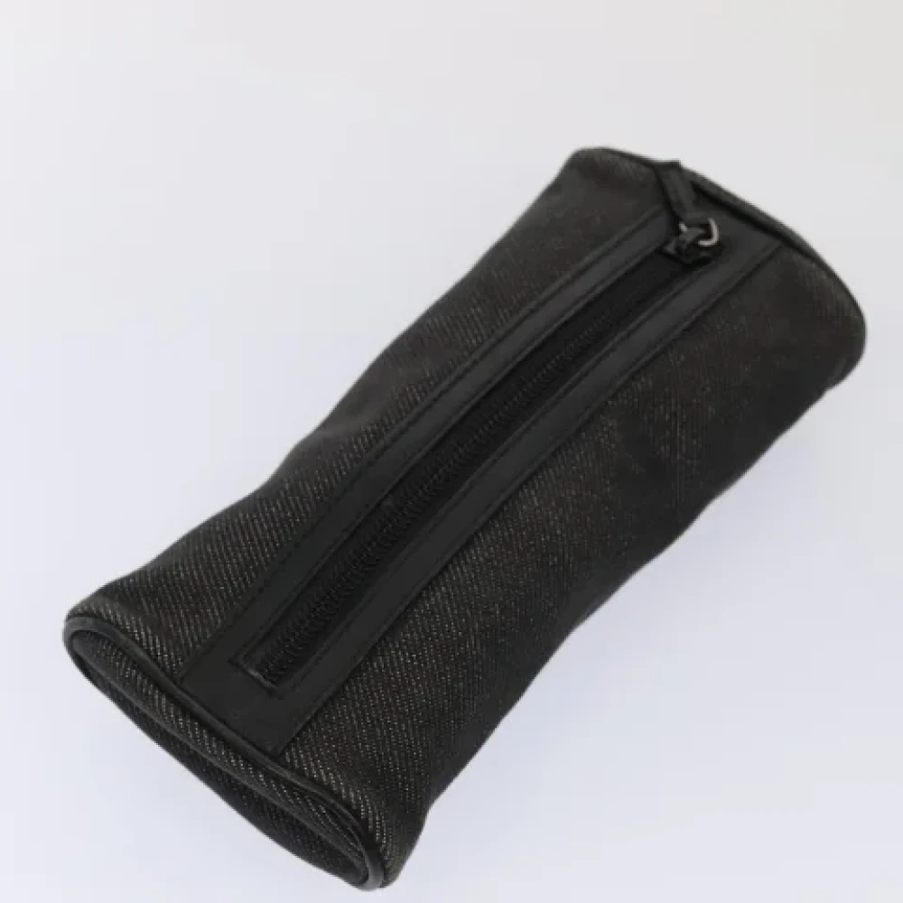 Gucci Vintage Pre-owned Canvas pouches Gray Dames