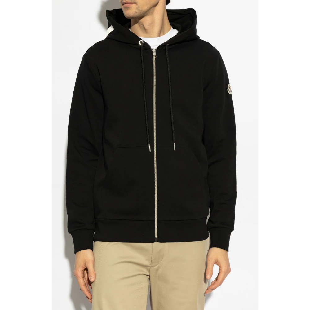 Moncler Hoodie Black Heren