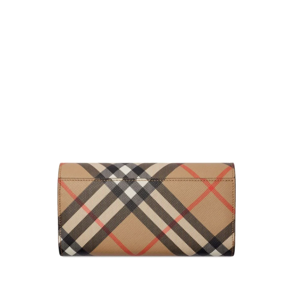Burberry Klassieke Beige Portemonnee met Kaartsleuven Beige Dames