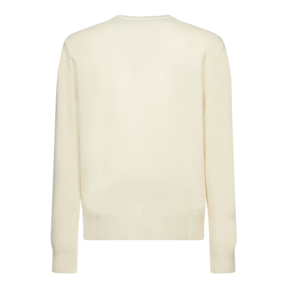 Dsquared2 Witte Gebreide Trui Aw24 White Heren