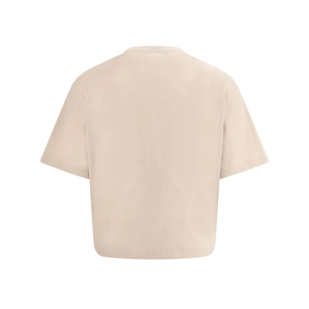 Versace Iconisch Monogram T-shirt met Medusa-logo Pink Dames