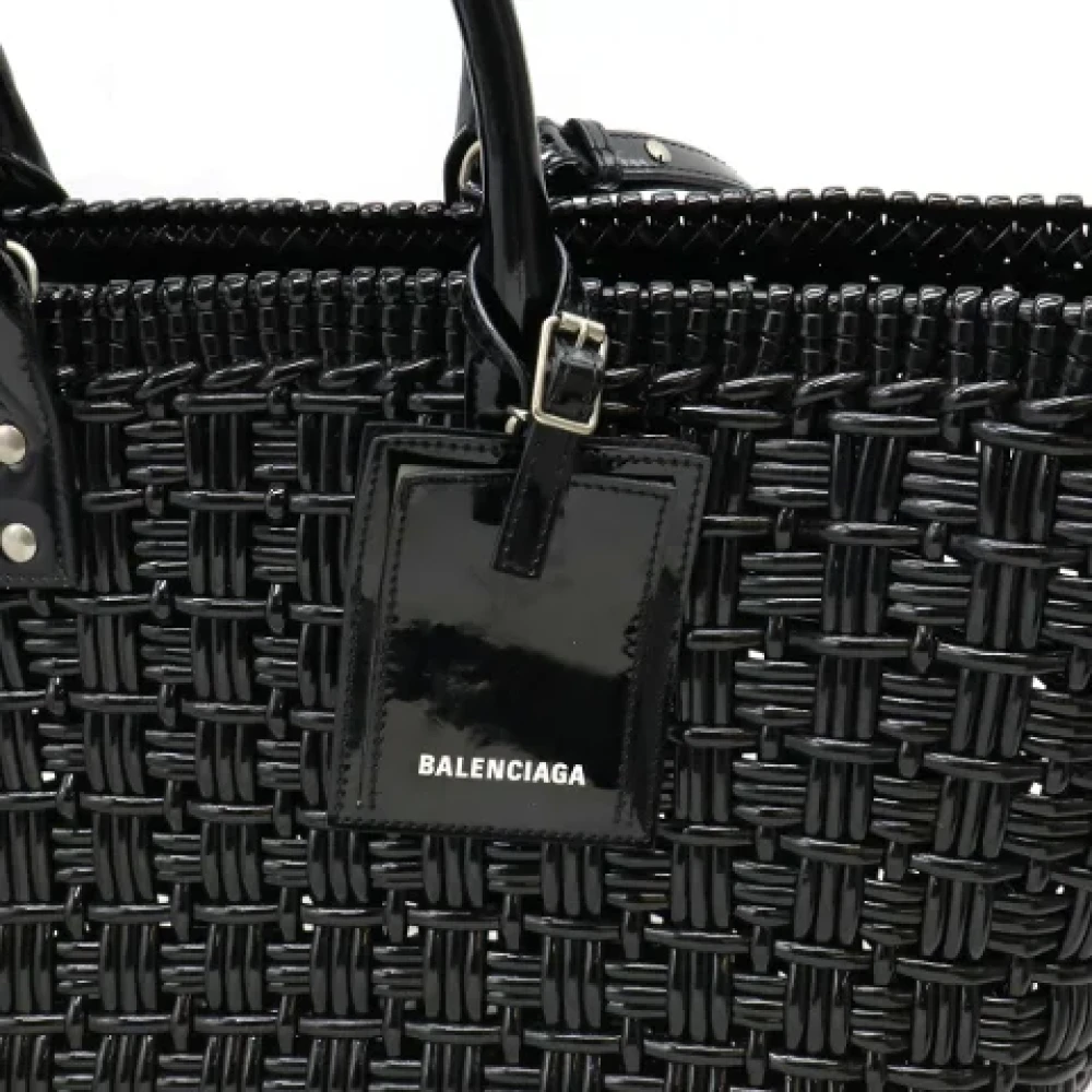 Balenciaga Vintage Pre-owned Plastic handbags Black Dames