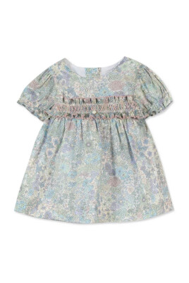 blue-cotton-dress-with-ruffle-sleeves