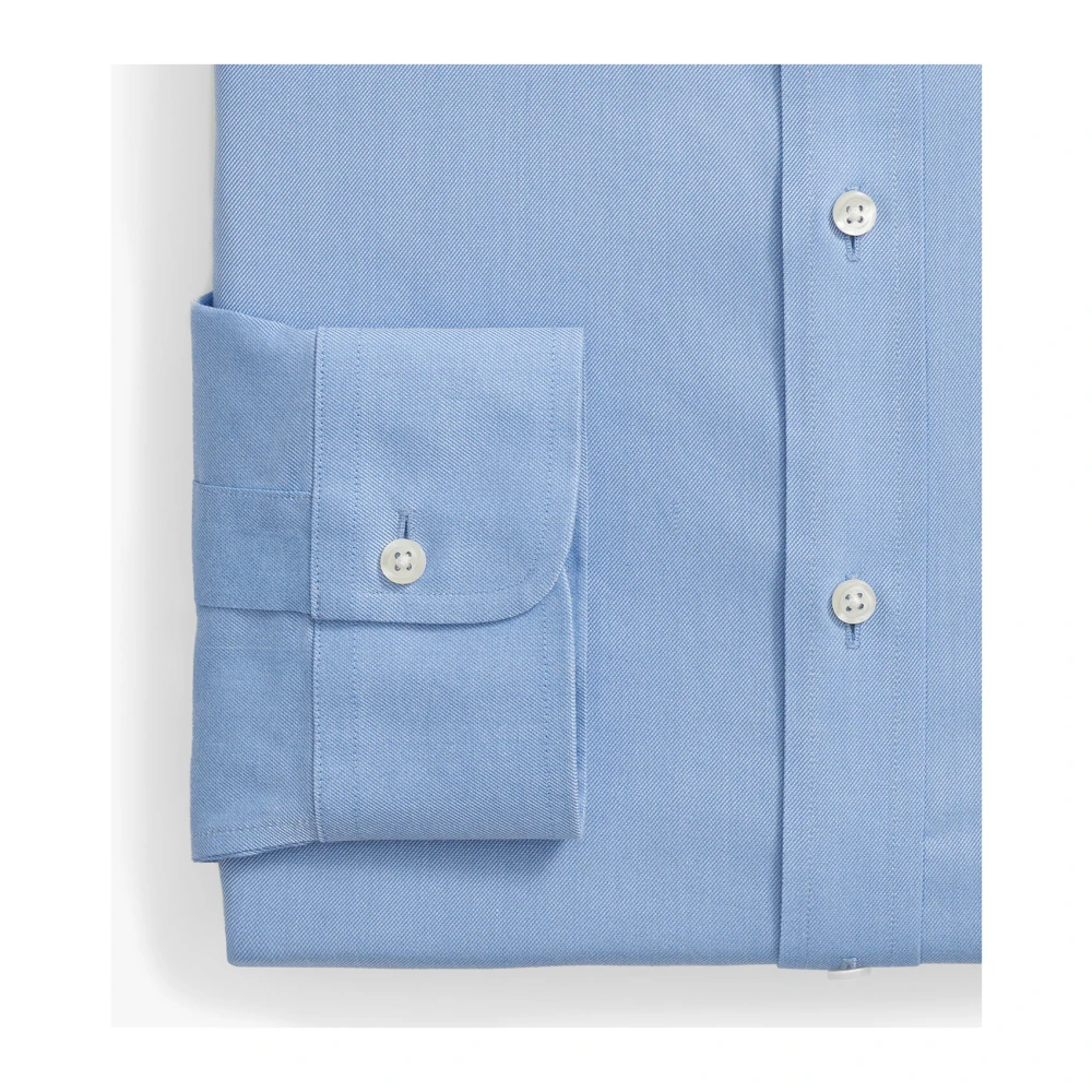Brooks Brothers Regular Fit Non-Iron Performance Dress Shirt met Ainsley Kraag Blue Heren
