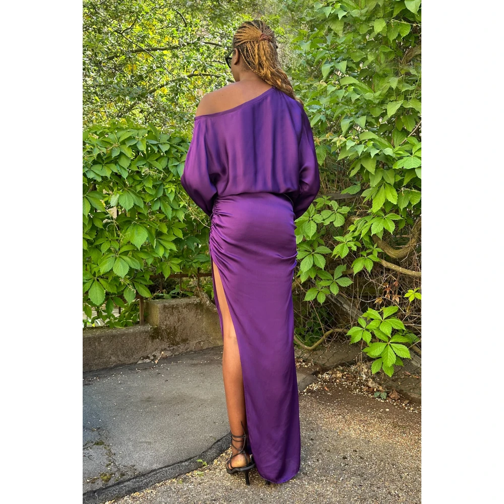 Ahlvar Gallery Alma dress violet Purple Dames