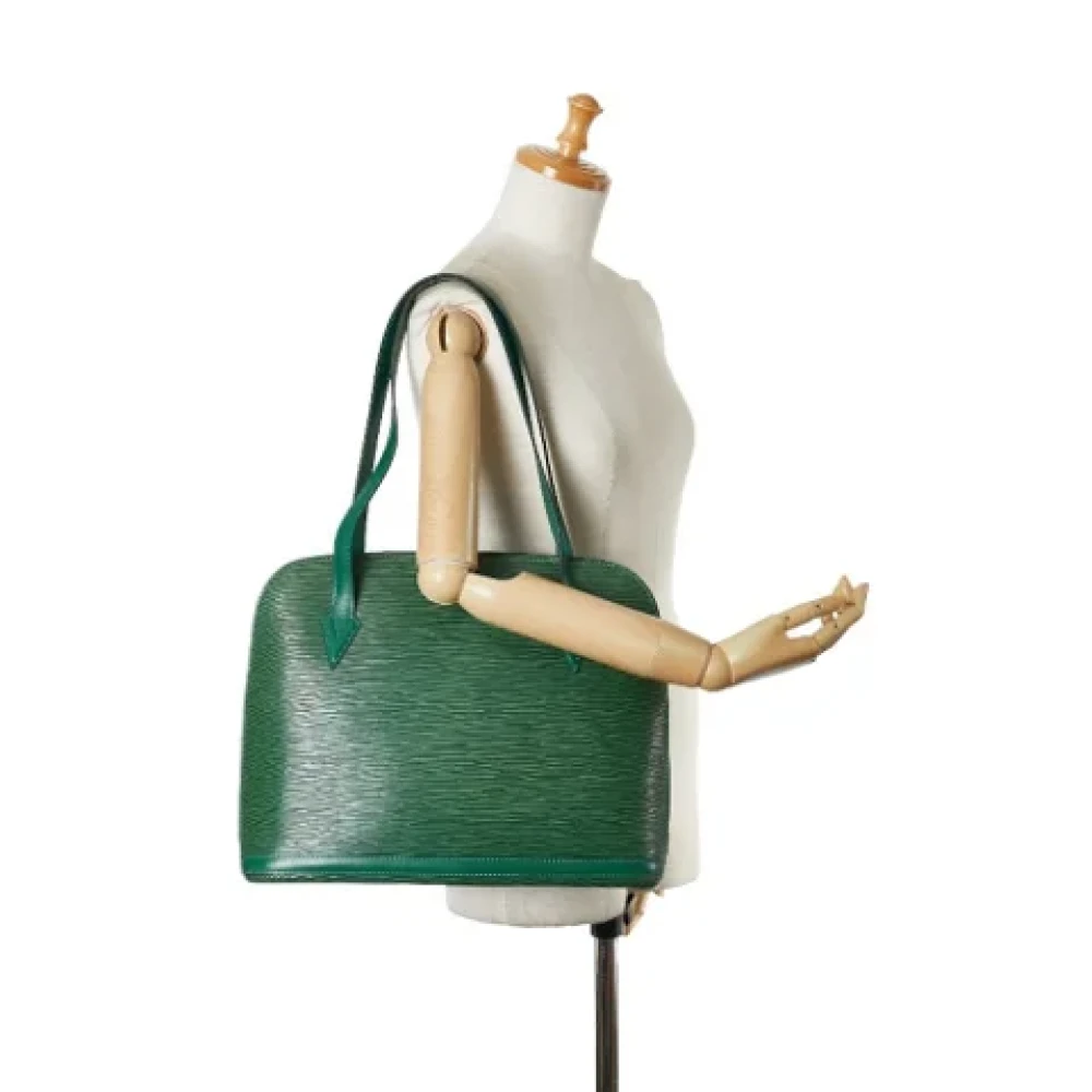 Louis Vuitton Vintage Pre-owned Leather totes Green Dames
