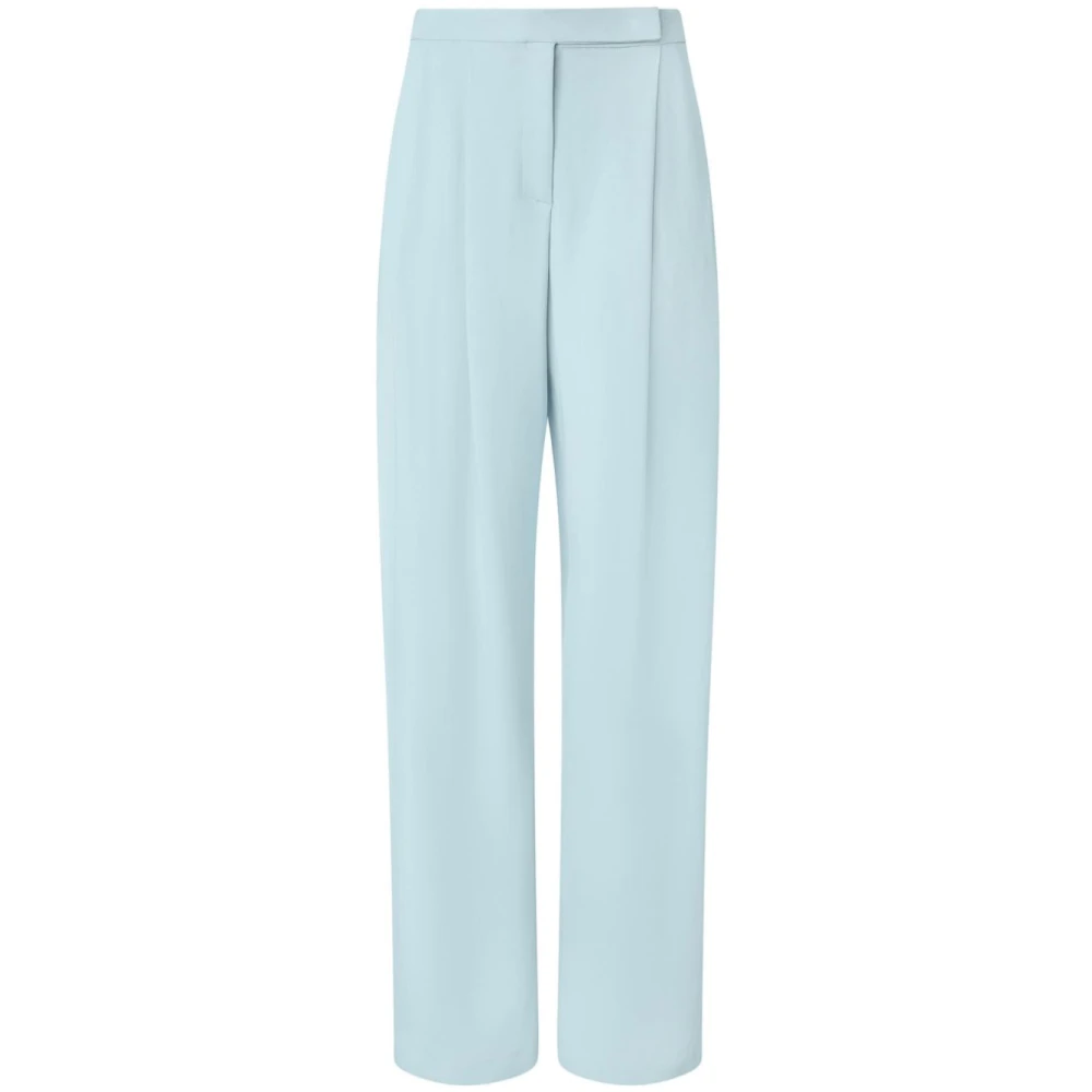 Pinko Blue Celeste Trousers - Female - Tapered Trousers - S - Trousers
