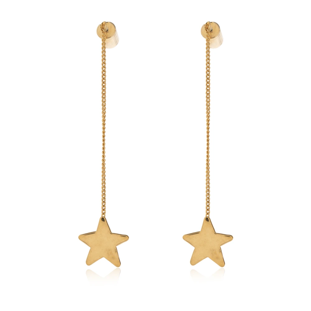 Jil Sander Vrouw Geel Accessoires Dames, One Size, Lange Oorbellen