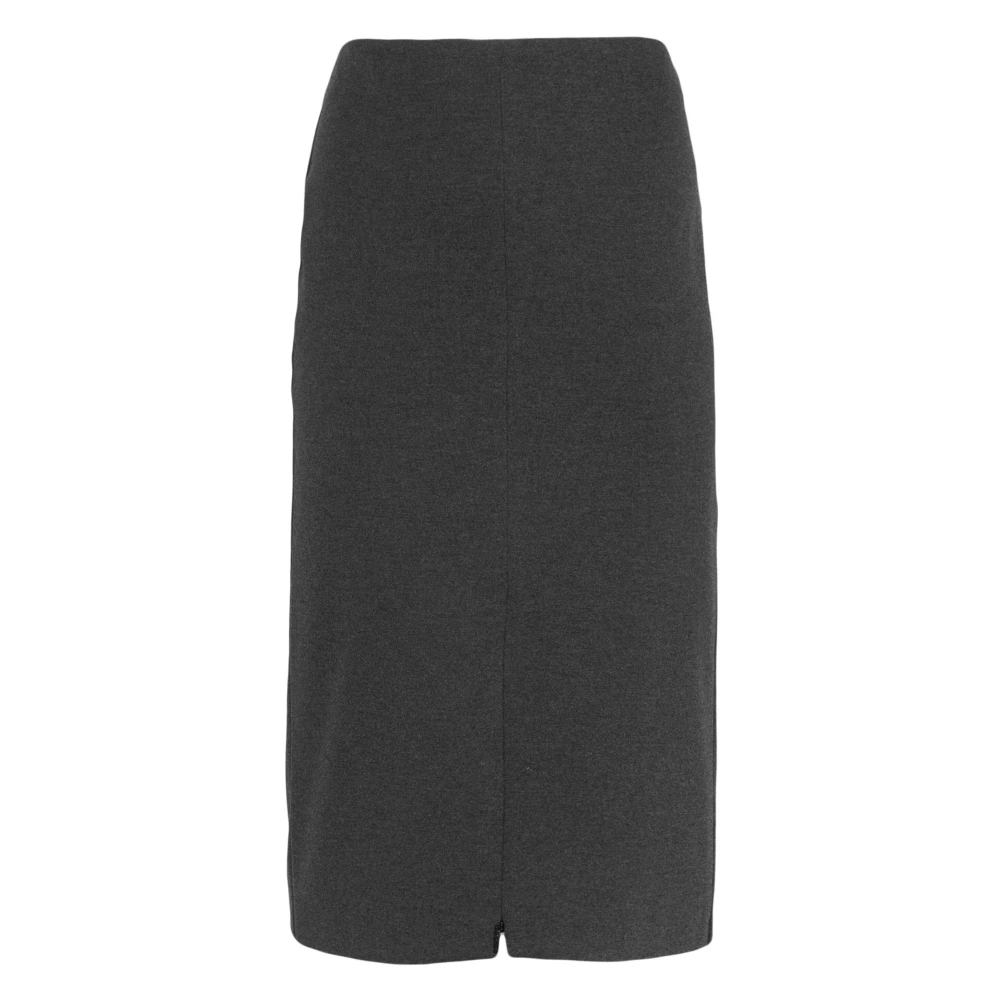 Pinko Grijze Pencil-line Midi Rok Gray Dames