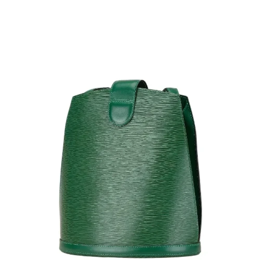 Louis Vuitton Vintage Pre-owned Leather shoulder-bags Green Dames