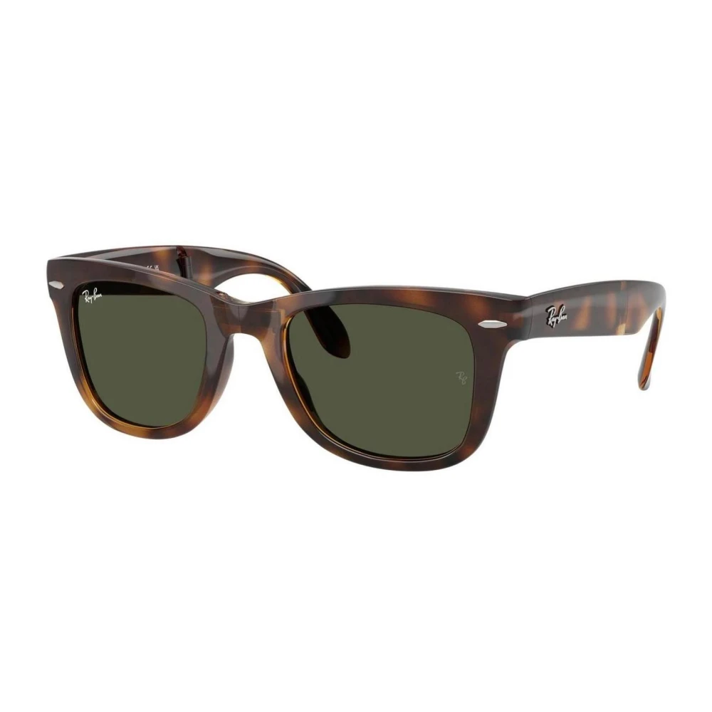Ray-Ban Men's Brown Folding Wayfarer Sunglasses For - Sunglasses - 50 Mm - Accessories