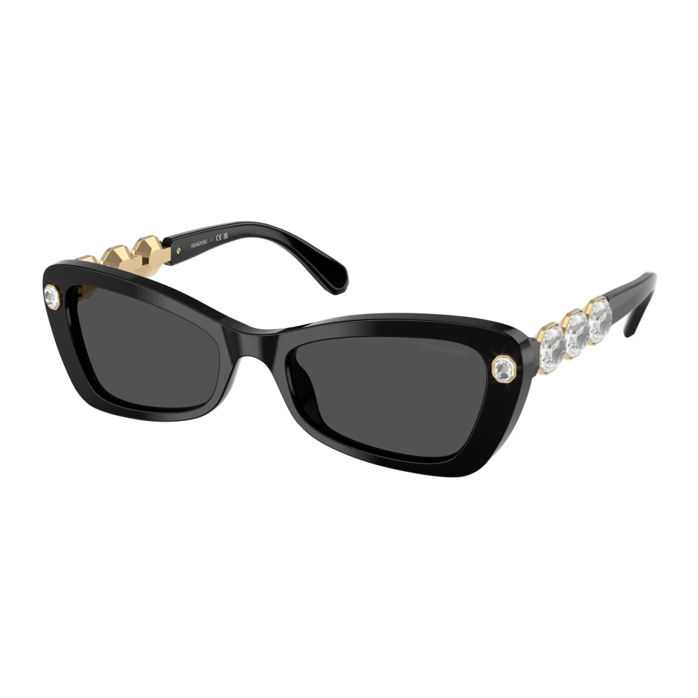 Swarovski Stylish Sunglasses - Female - Sunglasses - Black - 54 Mm - Accessories