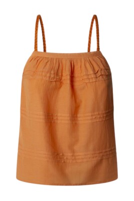 tvattad-orange-topp-med-tunna-band