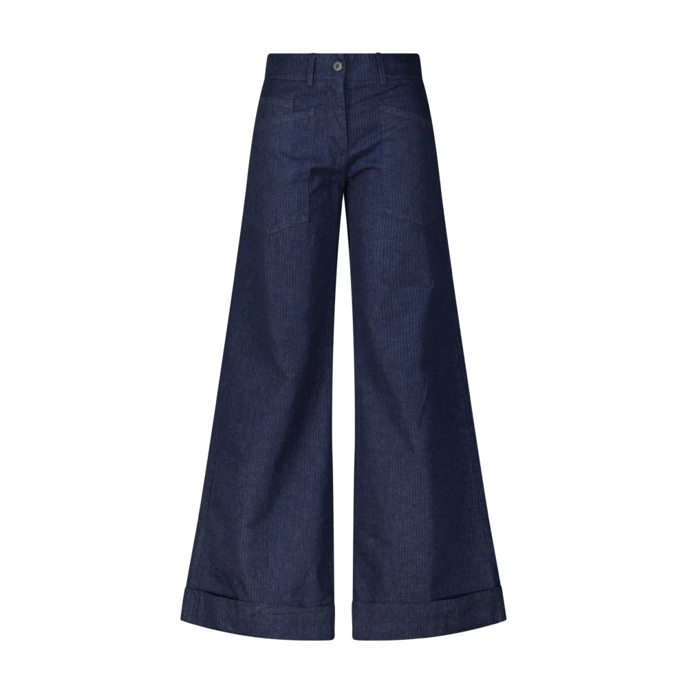 Trousers > Wide Trousers - - Hannes Roether - Modalova