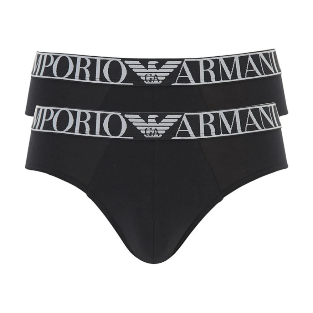Emporio Armani Homme Noir Sous-Vêtements, Taille: S Slip Par Armani