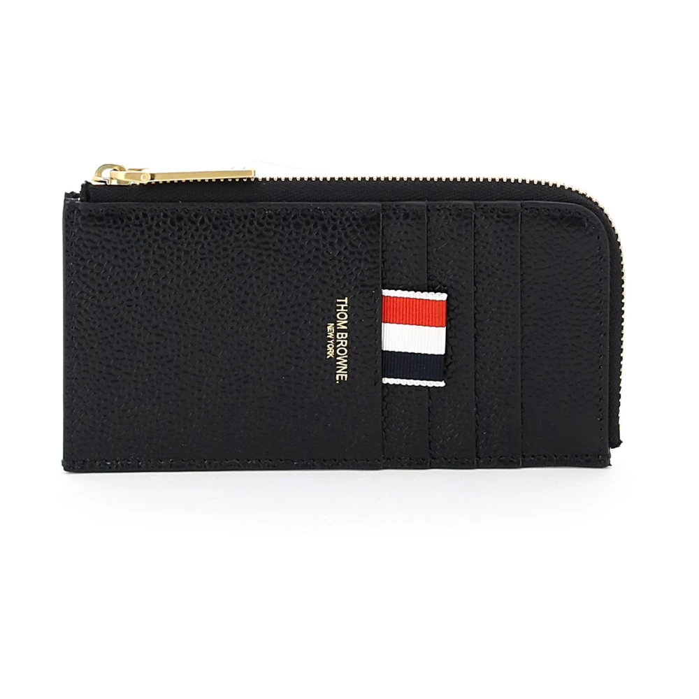 Thom Browne Kaarthouder van korrelleer met creditcardvakjes Black Heren