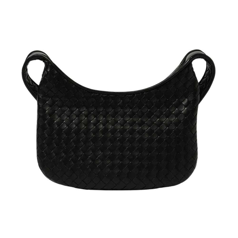 Bottega Veneta Men's Black Woven Shoulder Bag