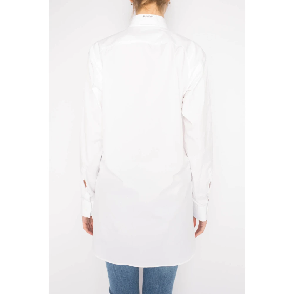 Dsquared2 Stijlvolle Shirt voor Mannen White Dames