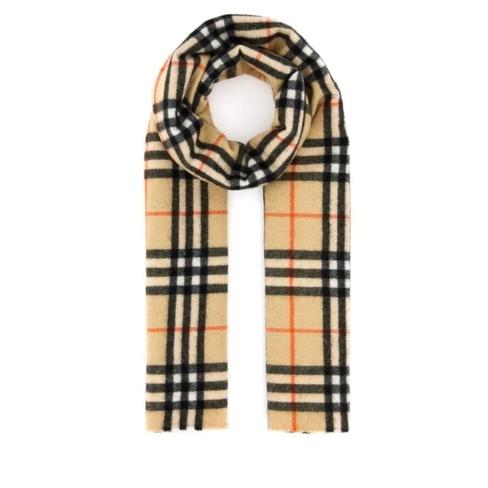Burberry Stijlvolle Sjaal Collectie Beige Dames