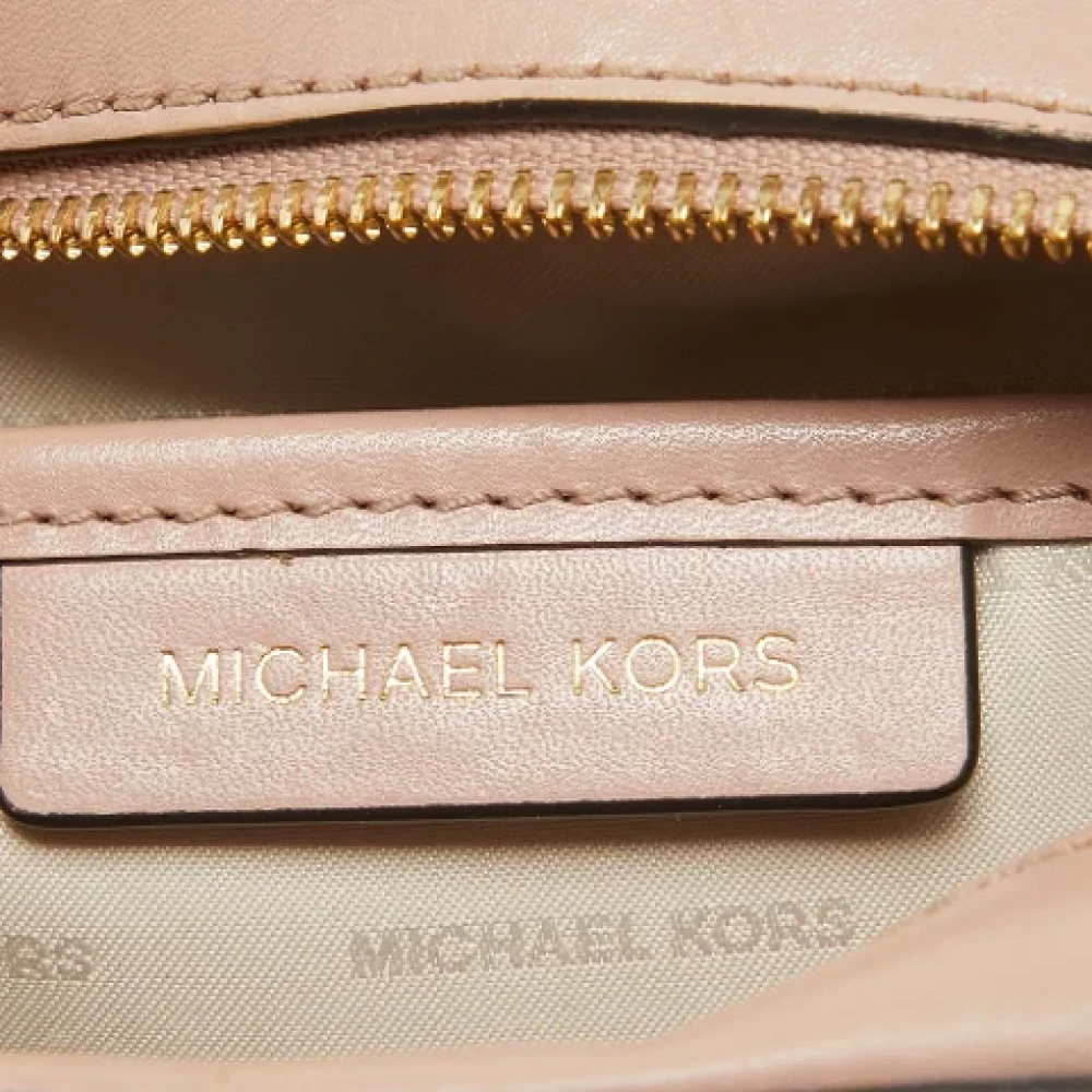 Michael Kors Pre-owned Leather crossbody-bags Pink Dames