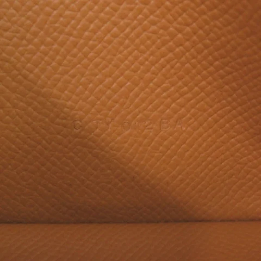 Hermès Vintage Pre-owned Leather wallets Brown Dames