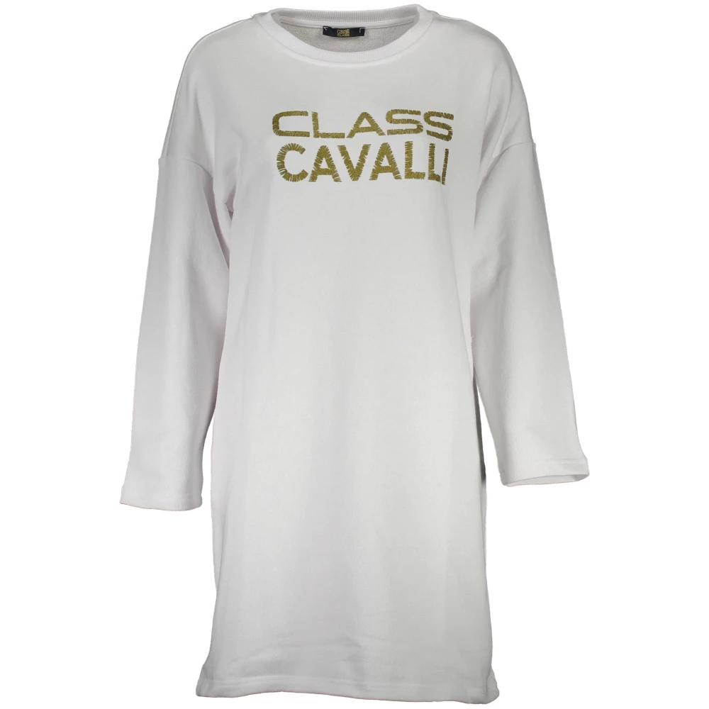 Cavalli Class White Sports Dress - Male - T-Shirts - L - Tops