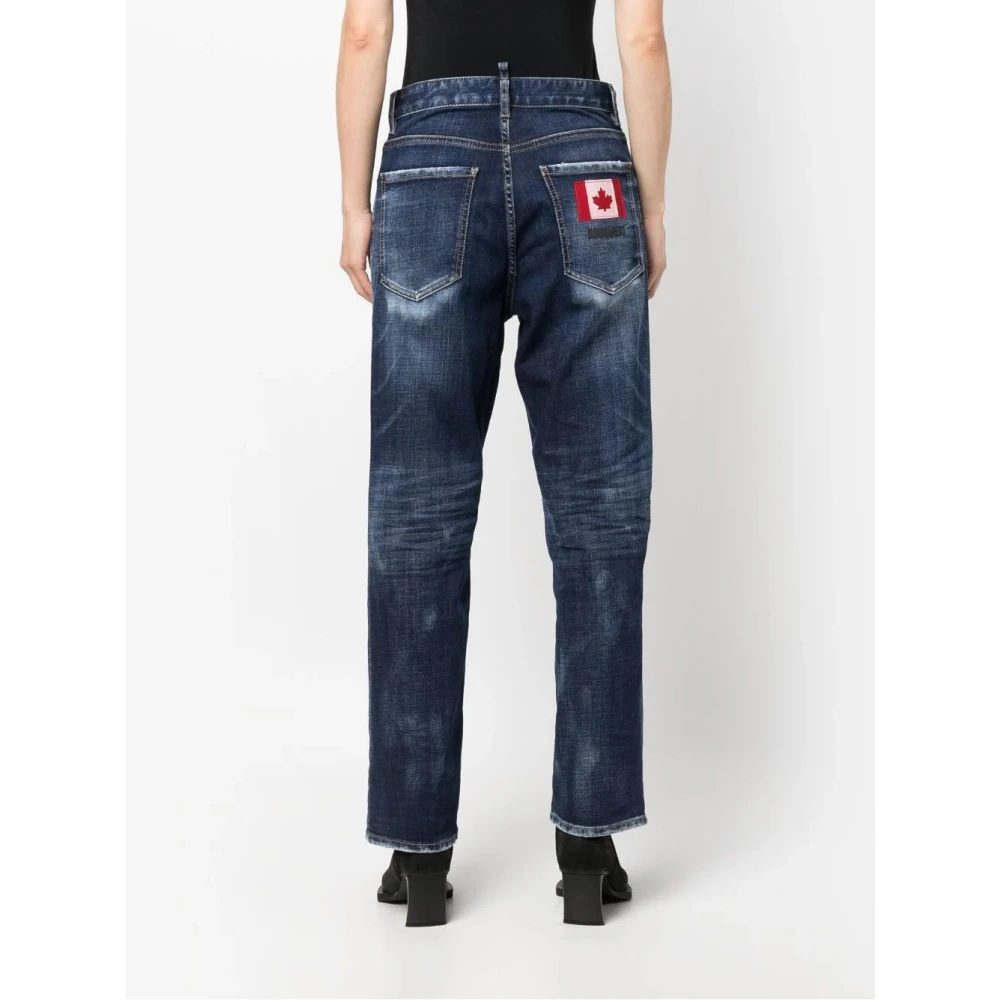 Dsquared2 Trousers Blue Dames