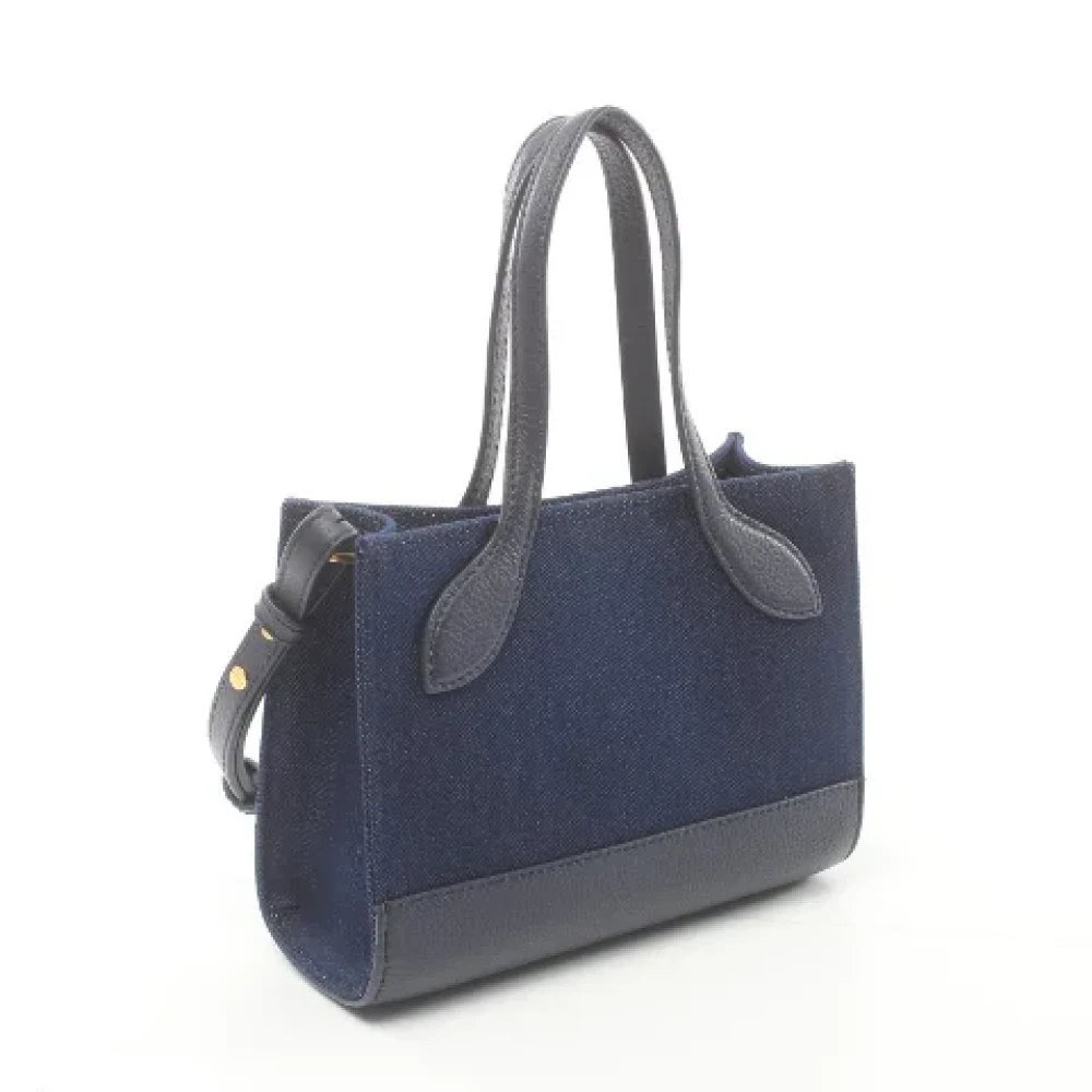 Bally Pre-owned Canvas handbags Blue Dames
